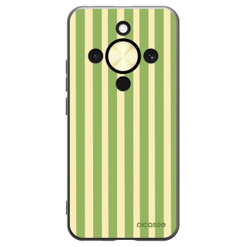 Picasee husă neagră din silicon pentru Honor Magic8 Lite 5G - Lines Matcha