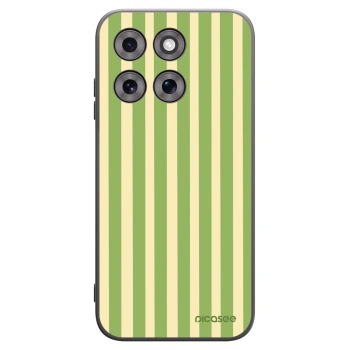 Picasee husă neagră din silicon pentru Motorola Moto G77 - Lines Matcha