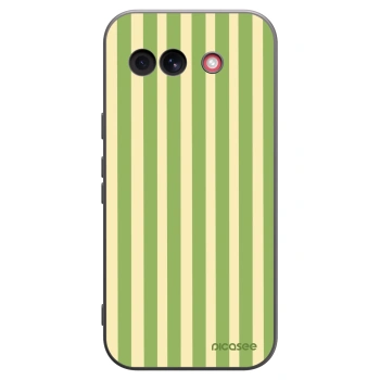 Picasee husă neagră din silicon pentru Google Pixel 10a - Lines Matcha