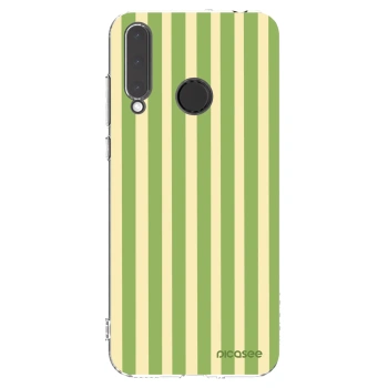 Picasee husă transparentă din silicon pentru Honor 20 Lite - Lines Matcha