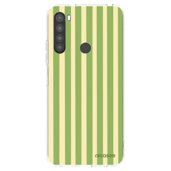 Picasee husă transparentă din silicon pentru Xiaomi Redmi Note 8 - Lines Matcha