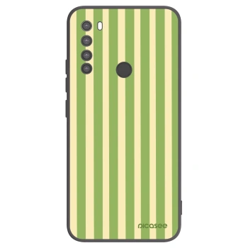 Picasee husă neagră din silicon pentru Xiaomi Redmi Note 8 - Lines Matcha