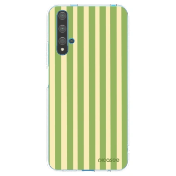 Picasee husă transparentă din silicon pentru Huawei Nova 5T - Lines Matcha