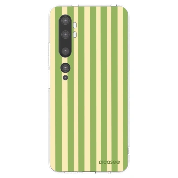 Picasee husă transparentă din silicon pentru Xiaomi Mi Note 10 (Pro) - Lines Matcha