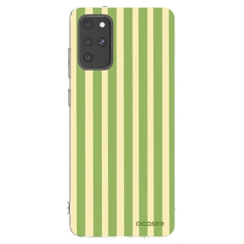 Picasee husă transparentă din silicon pentru Samsung Galaxy S20+ G985F - Lines Matcha