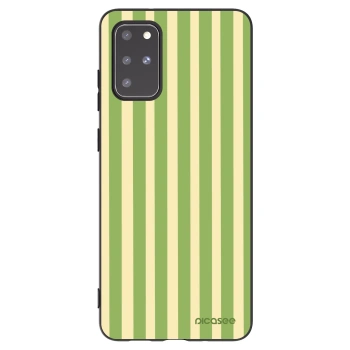 Picasee husă neagră din silicon pentru Samsung Galaxy S20+ G985F - Lines Matcha