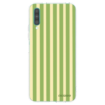Picasee husă transparentă din silicon pentru Samsung Galaxy A30s A307F - Lines Matcha