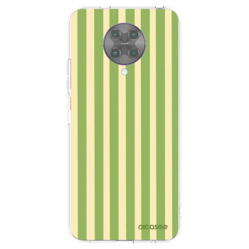 Picasee husă transparentă din silicon pentru Xiaomi Poco F2 Pro - Lines Matcha