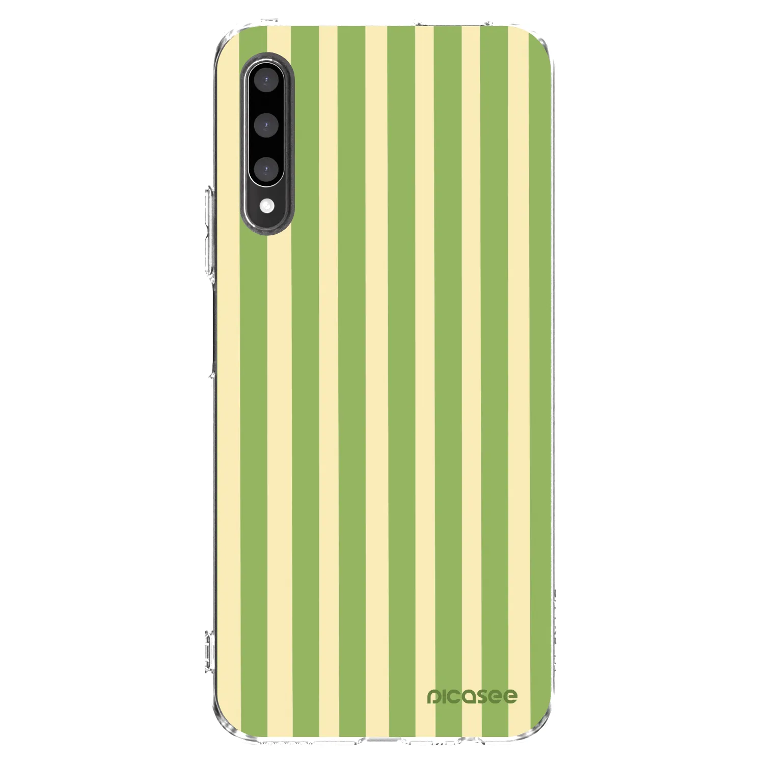 Picasee husă transparentă din silicon pentru Honor 9X Pro - Lines Matcha