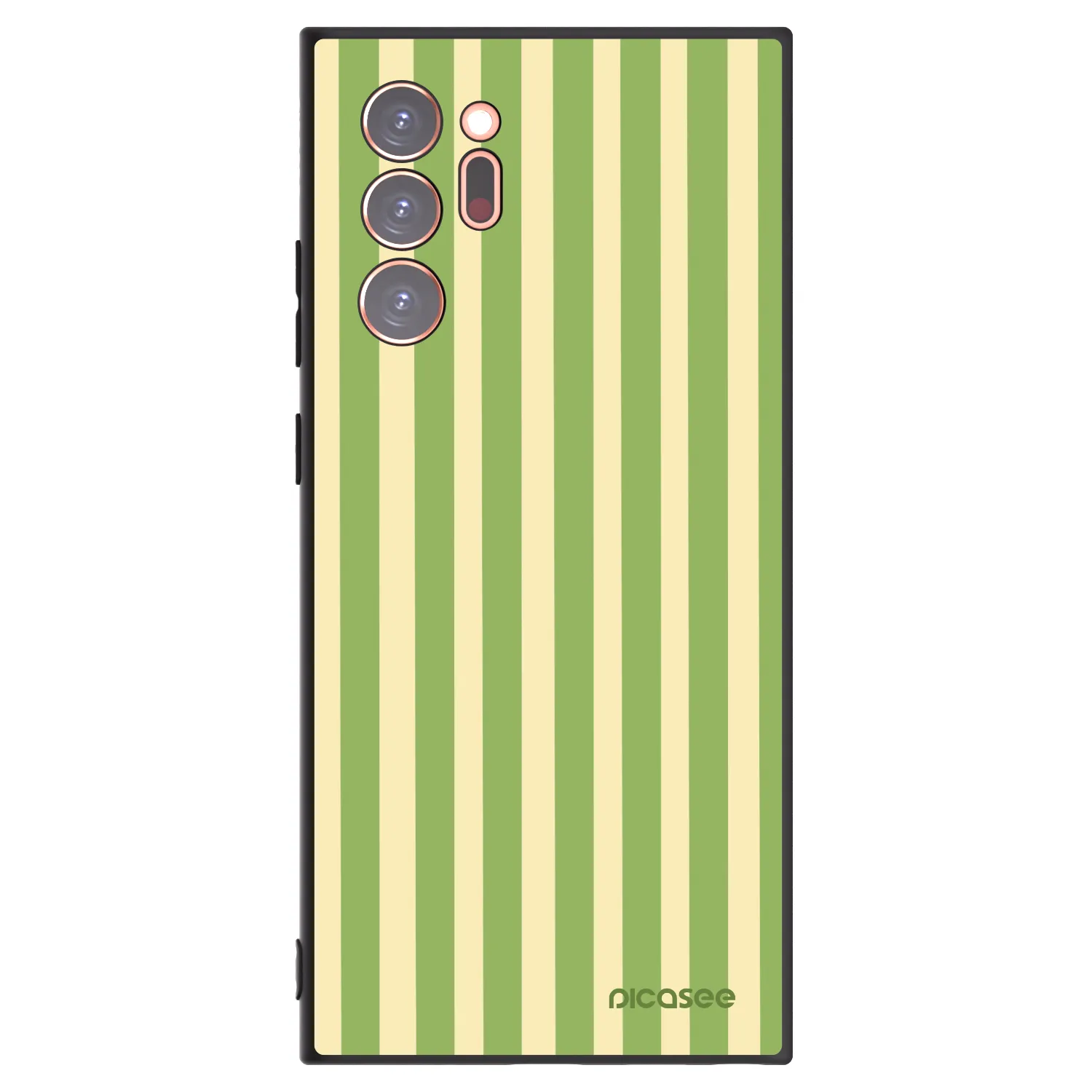 Picasee husă neagră din silicon pentru Samsung Galaxy Note 20 Ultra - Lines Matcha