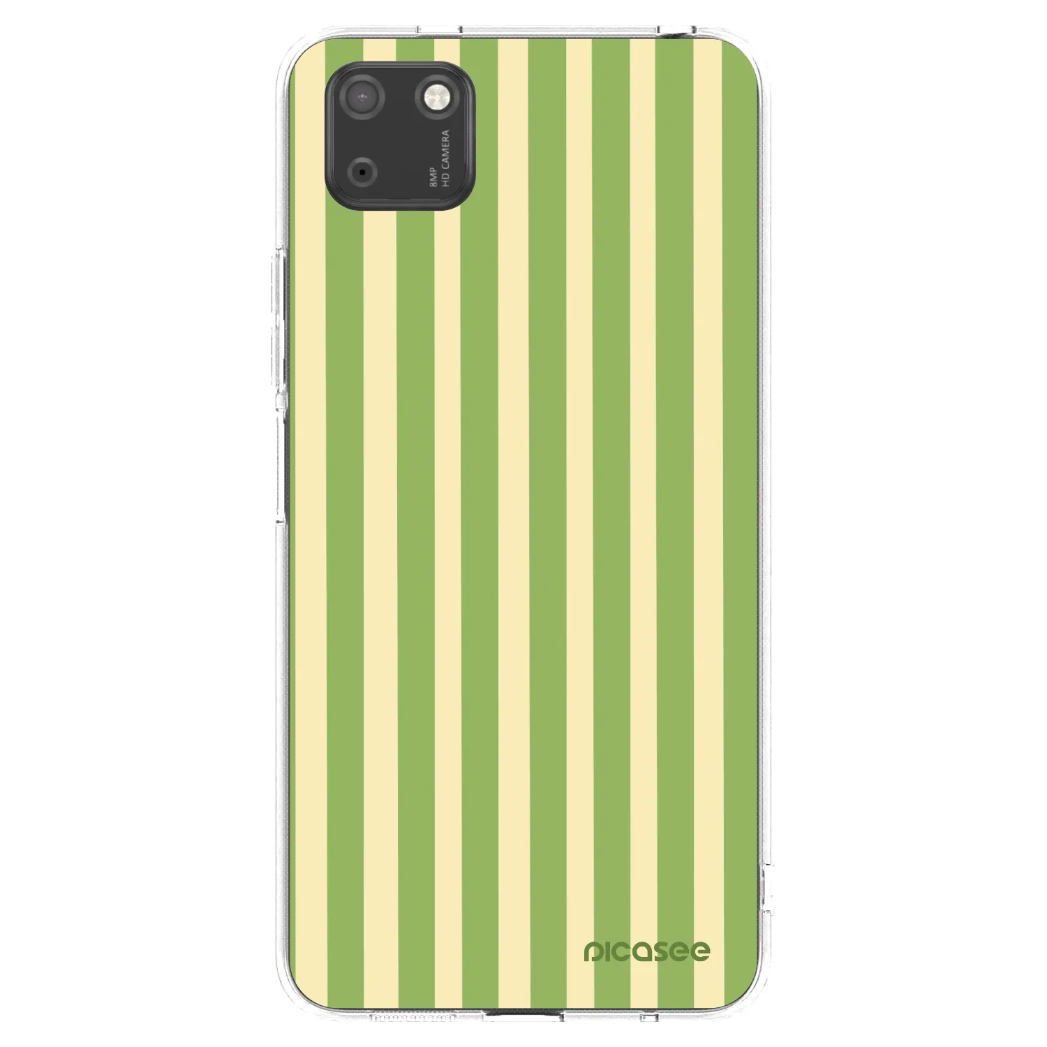 Picasee husă transparentă din silicon pentru Huawei Y5P - Lines Matcha