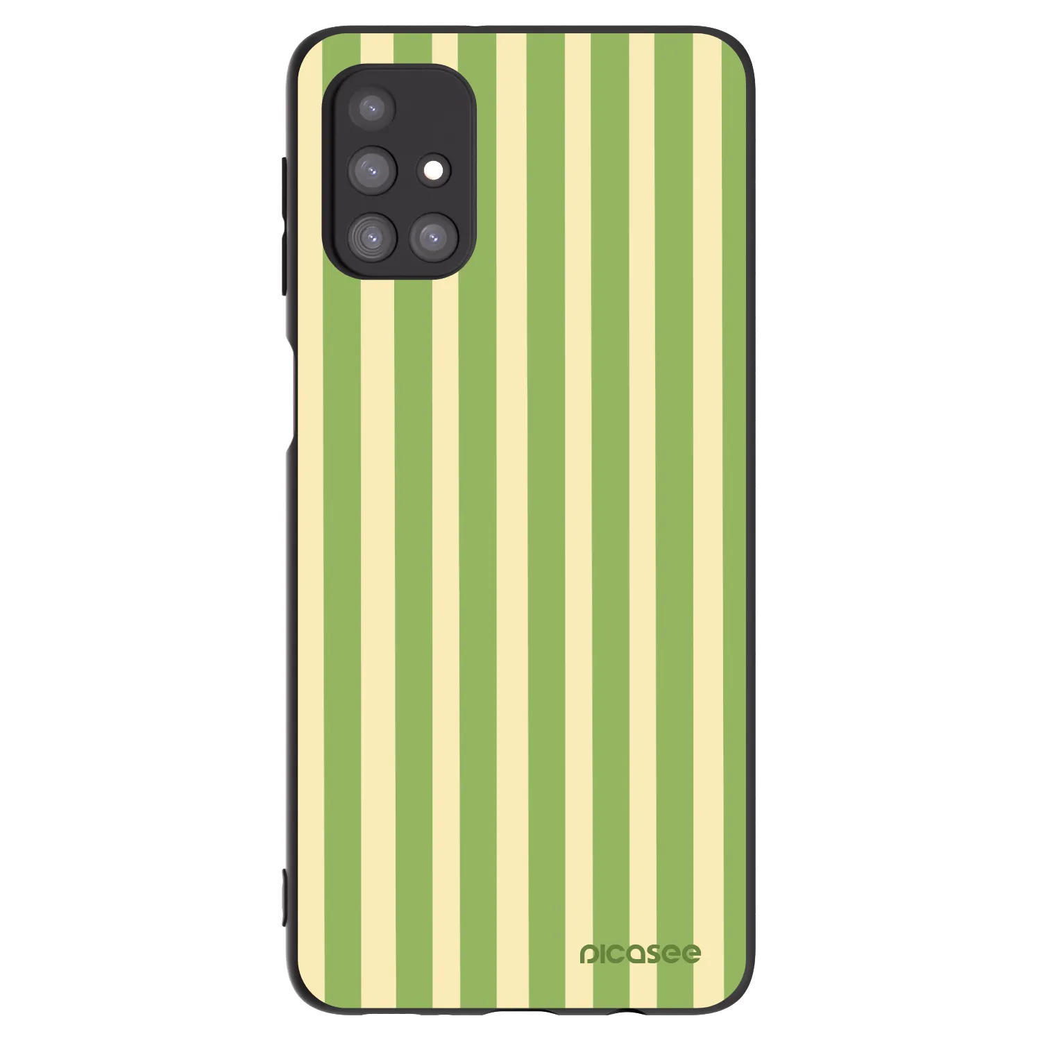 Picasee husă neagră din silicon pentru Samsung Galaxy M31s - Lines Matcha