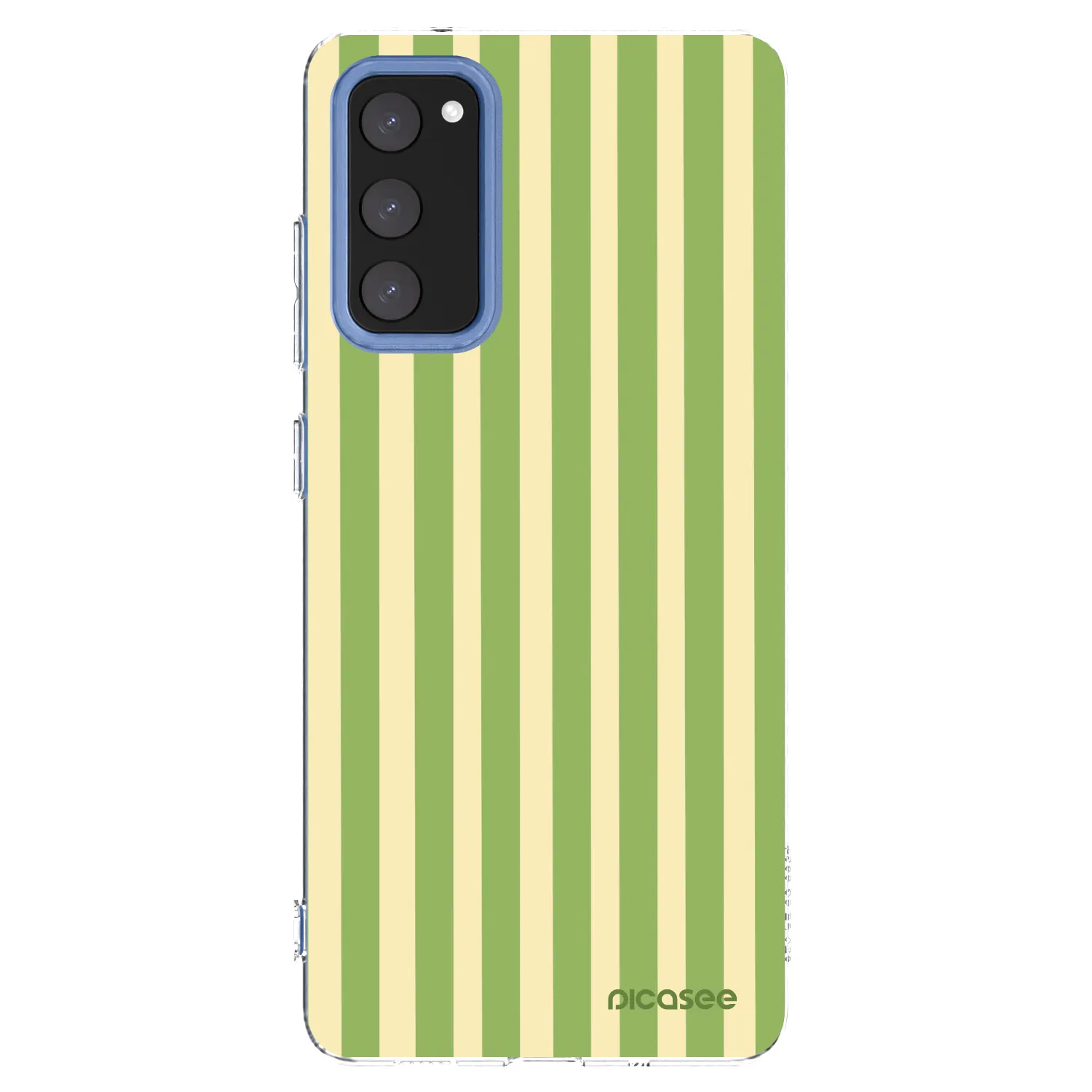 Picasee husă transparentă din silicon pentru Samsung Galaxy S20 FE - Lines Matcha
