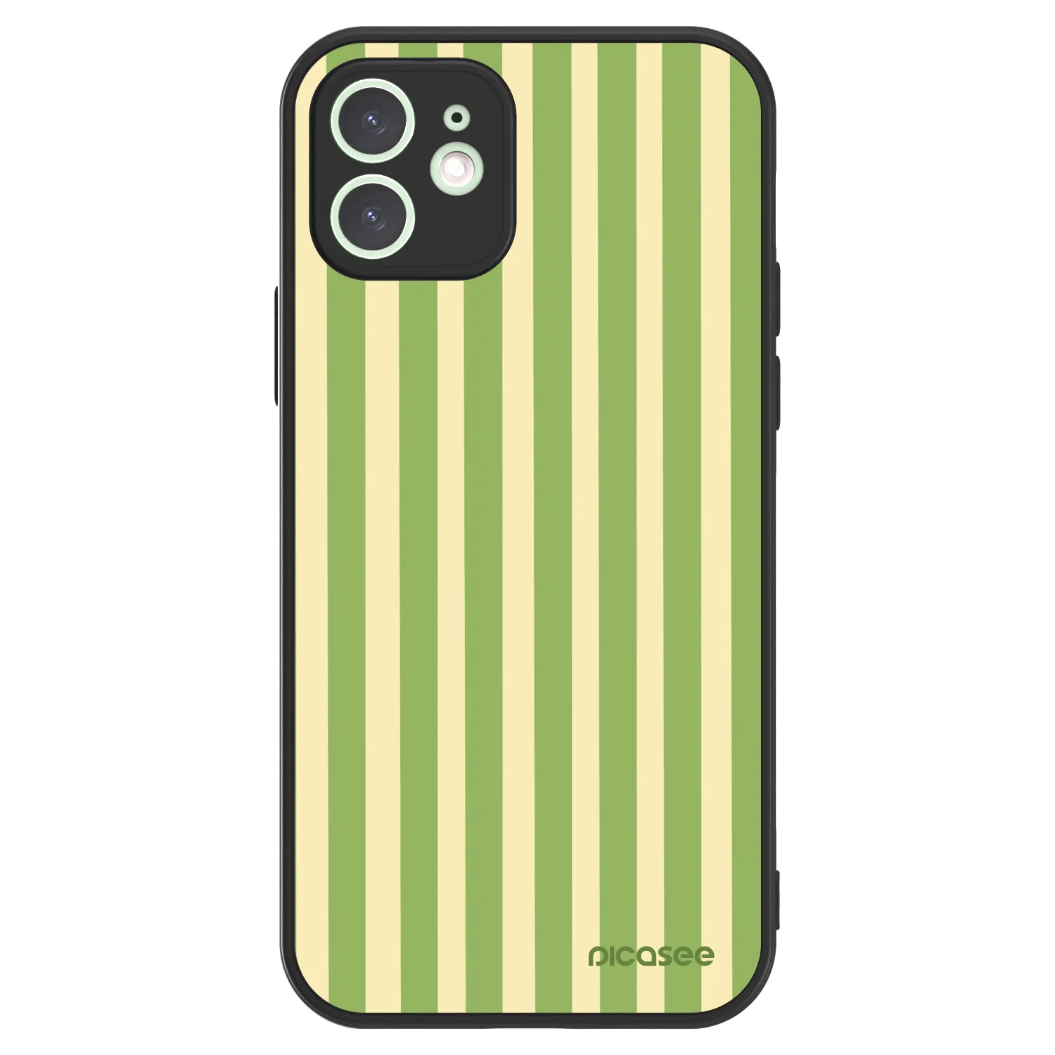 Picasee ULTIMATE CASE pentru Apple iPhone 12 - Lines Matcha