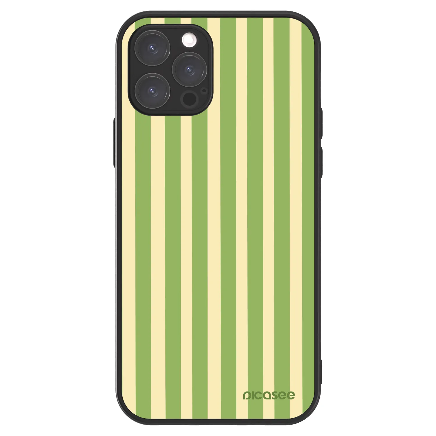 Picasee ULTIMATE CASE pentru Apple iPhone 12 Pro - Lines Matcha