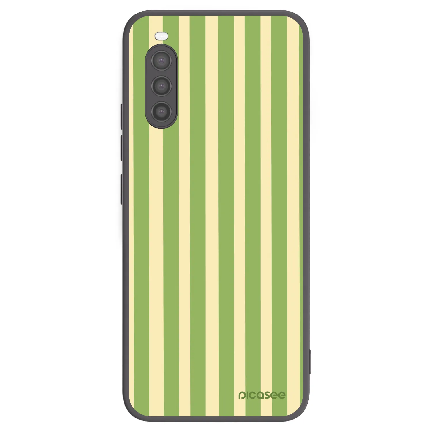 Picasee husă neagră din silicon pentru Sony Xperia 10 II - Lines Matcha