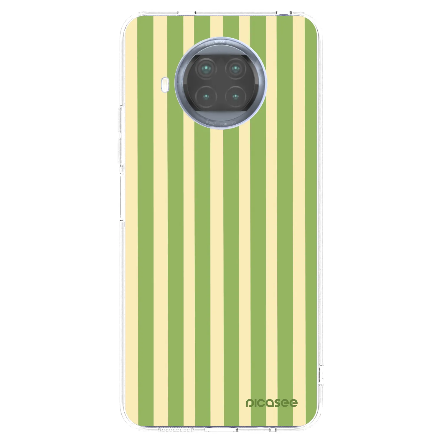 Picasee husă transparentă din silicon pentru Xiaomi Mi 10T Lite - Lines Matcha