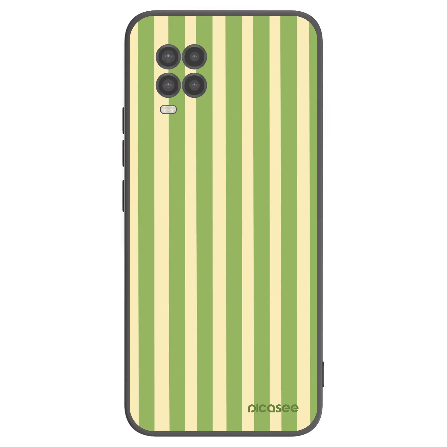 Picasee husă neagră din silicon pentru Xiaomi Mi 10 Lite - Lines Matcha