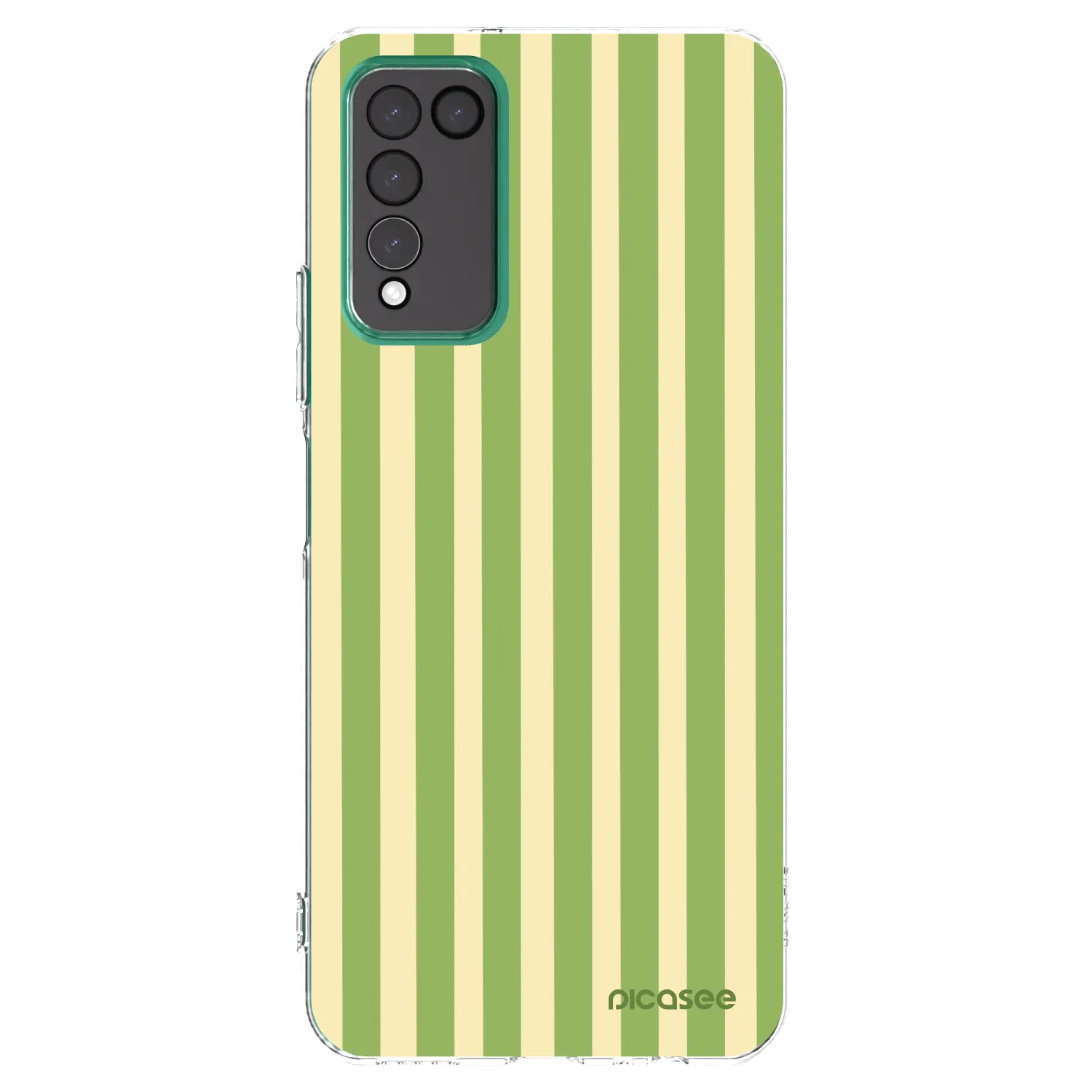 Picasee husă transparentă din silicon pentru Honor 10X Lite - Lines Matcha