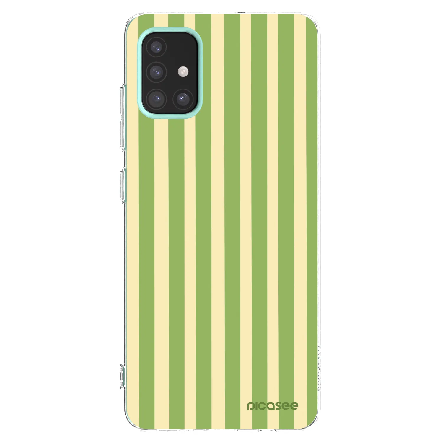 Picasee husă transparentă din silicon pentru Samsung Galaxy M31s - Lines Matcha