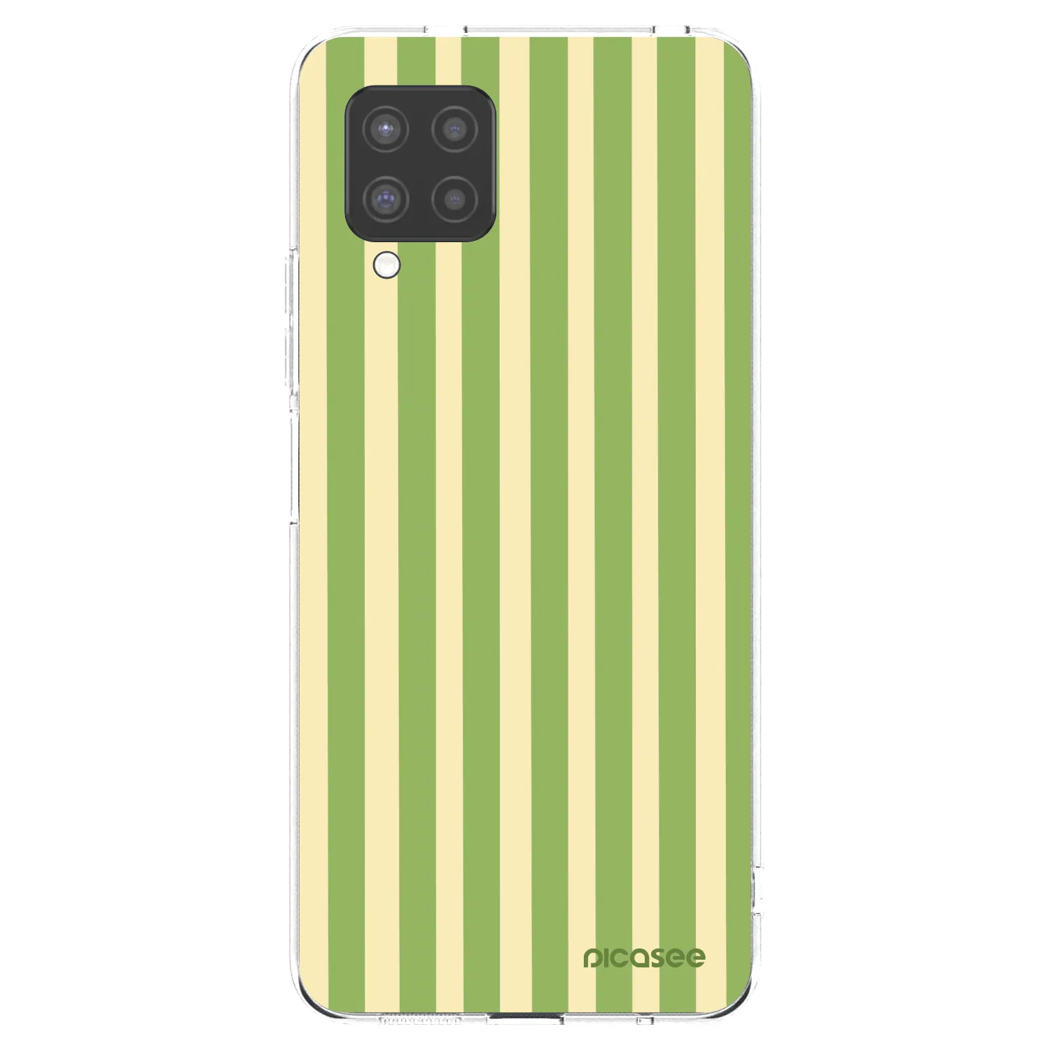 Picasee husă transparentă din silicon pentru Samsung Galaxy A42 A426B - Lines Matcha