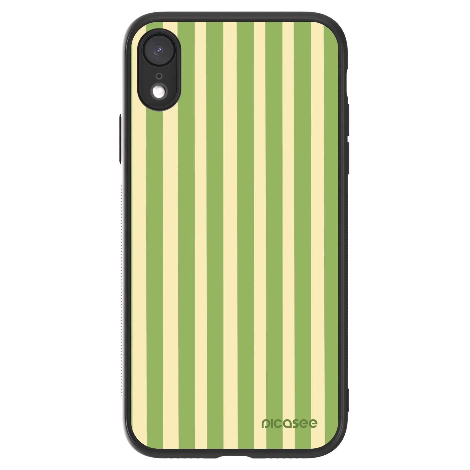 Picasee ULTIMATE CASE pentru Apple iPhone XR - Lines Matcha