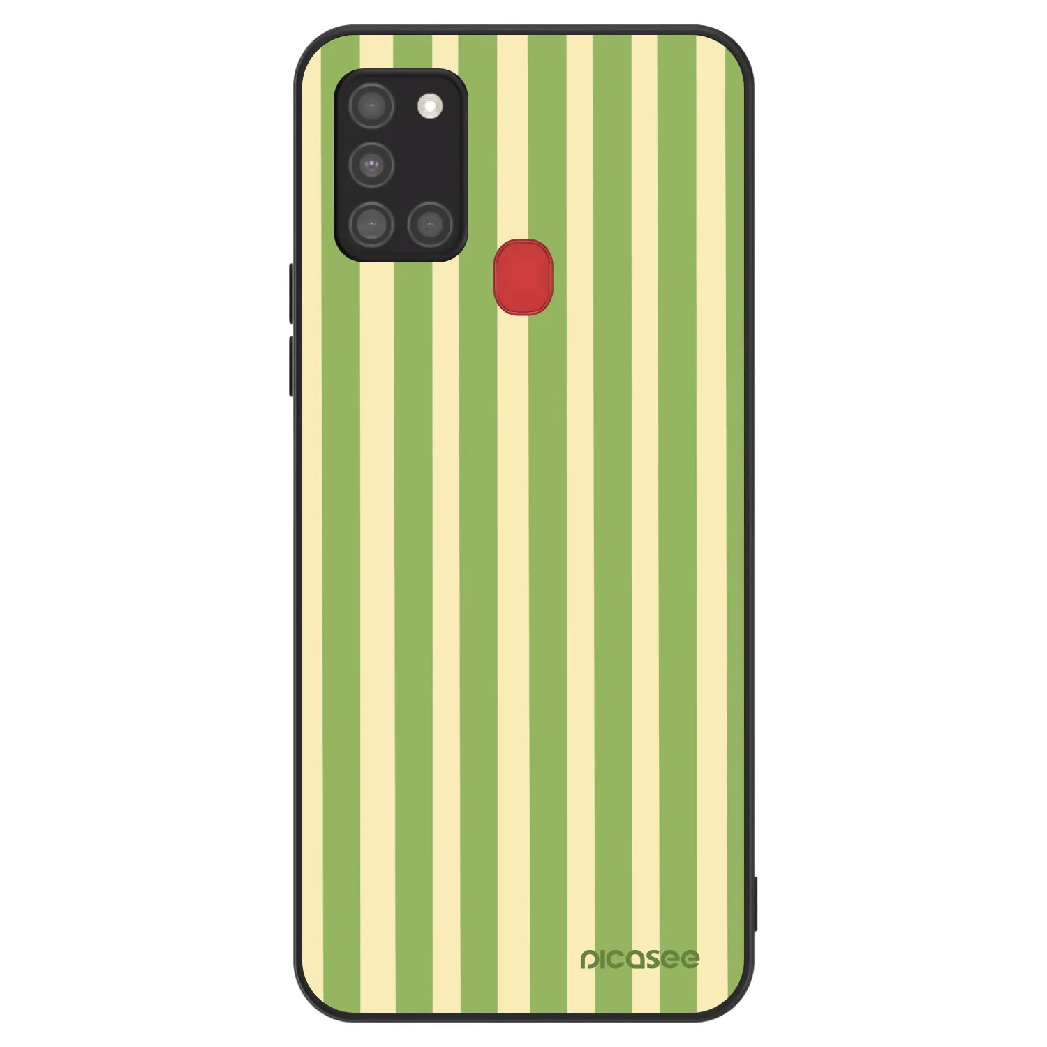 Picasee ULTIMATE CASE pentru Samsung Galaxy A21s - Lines Matcha