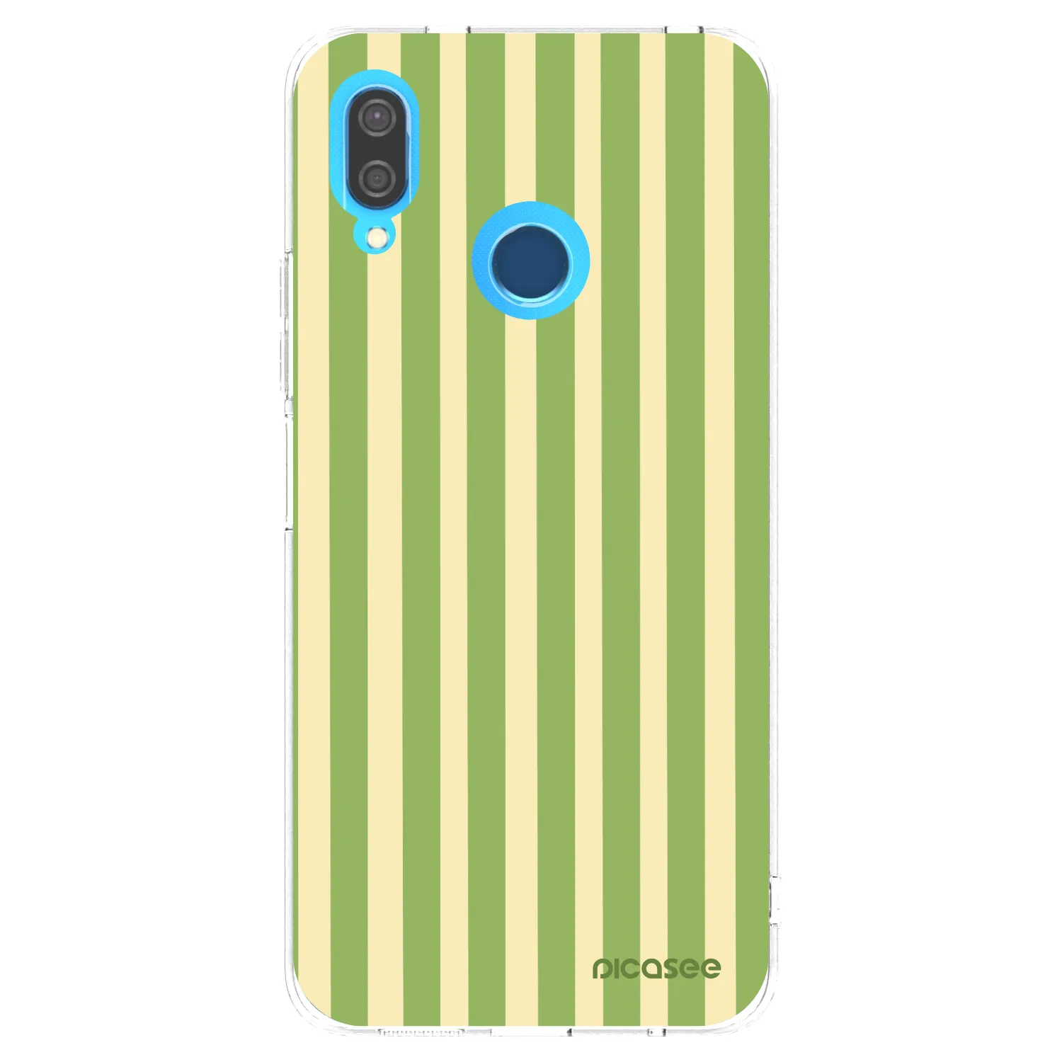 Picasee husă transparentă din silicon pentru Huawei P20 Lite - Lines Matcha