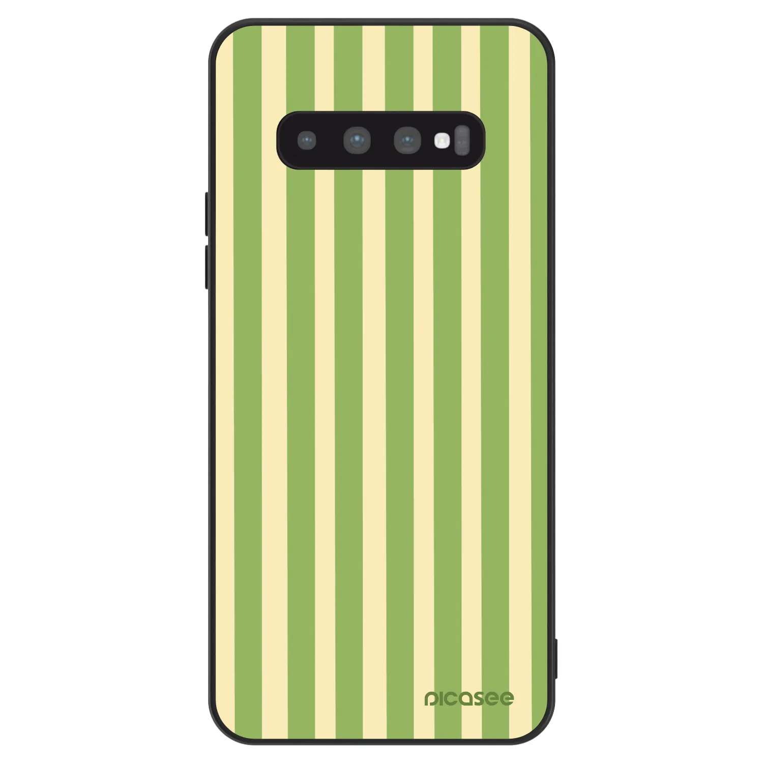 Picasee ULTIMATE CASE pentru Samsung Galaxy S10 G973 - Lines Matcha