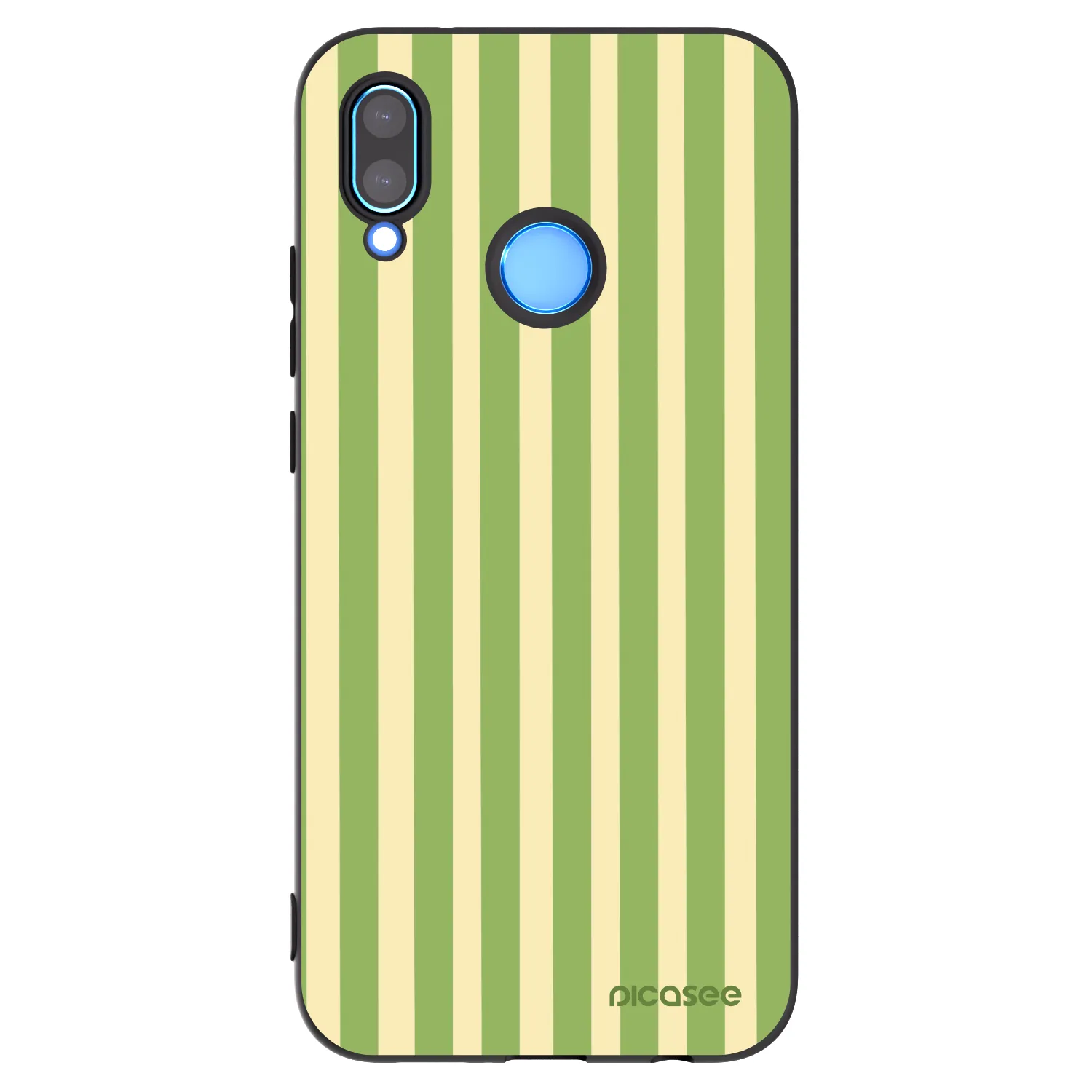 Picasee husă neagră din silicon pentru Huawei P20 Lite - Lines Matcha