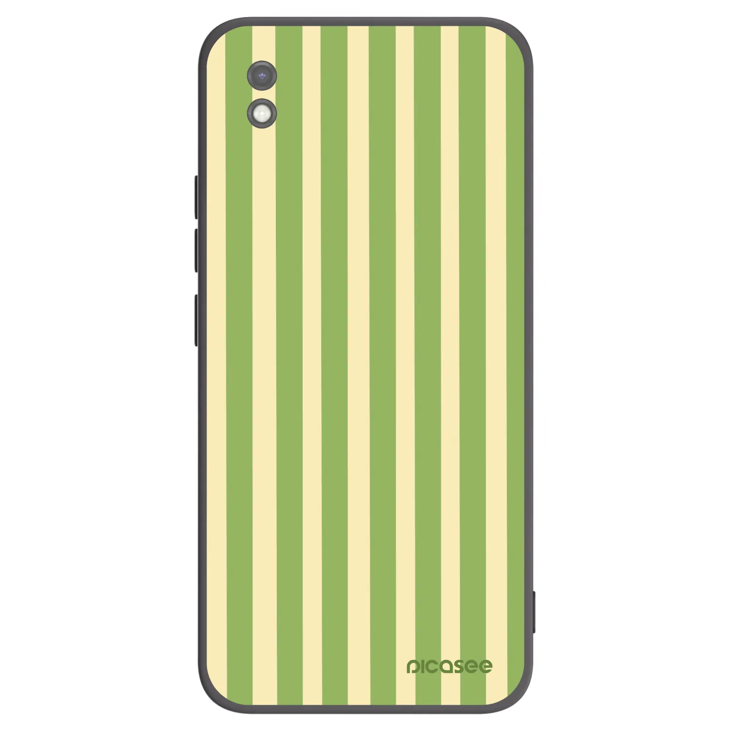 Picasee husă neagră din silicon pentru Xiaomi Redmi 9AT - Lines Matcha
