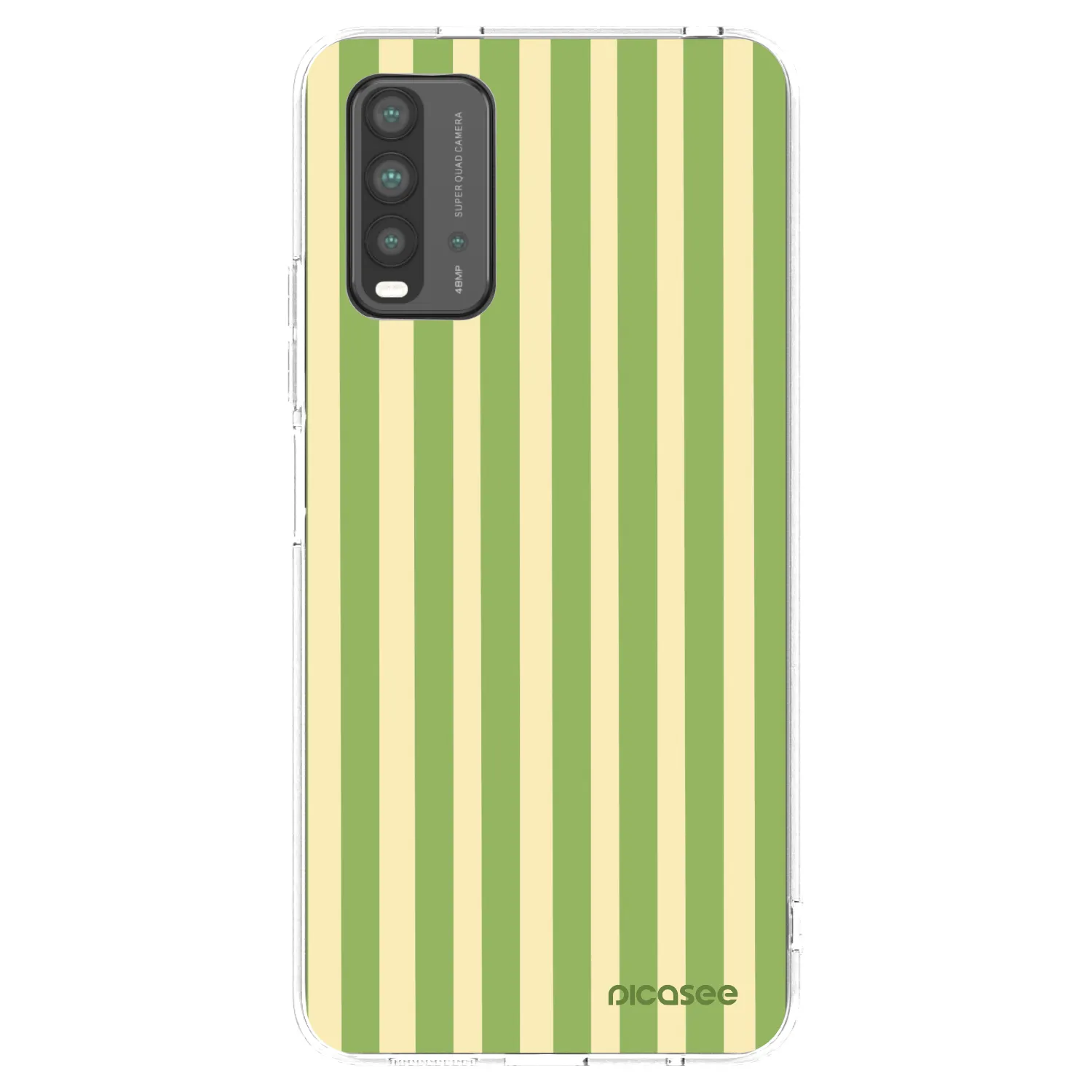Picasee husă transparentă din silicon pentru Xiaomi Redmi 9T - Lines Matcha