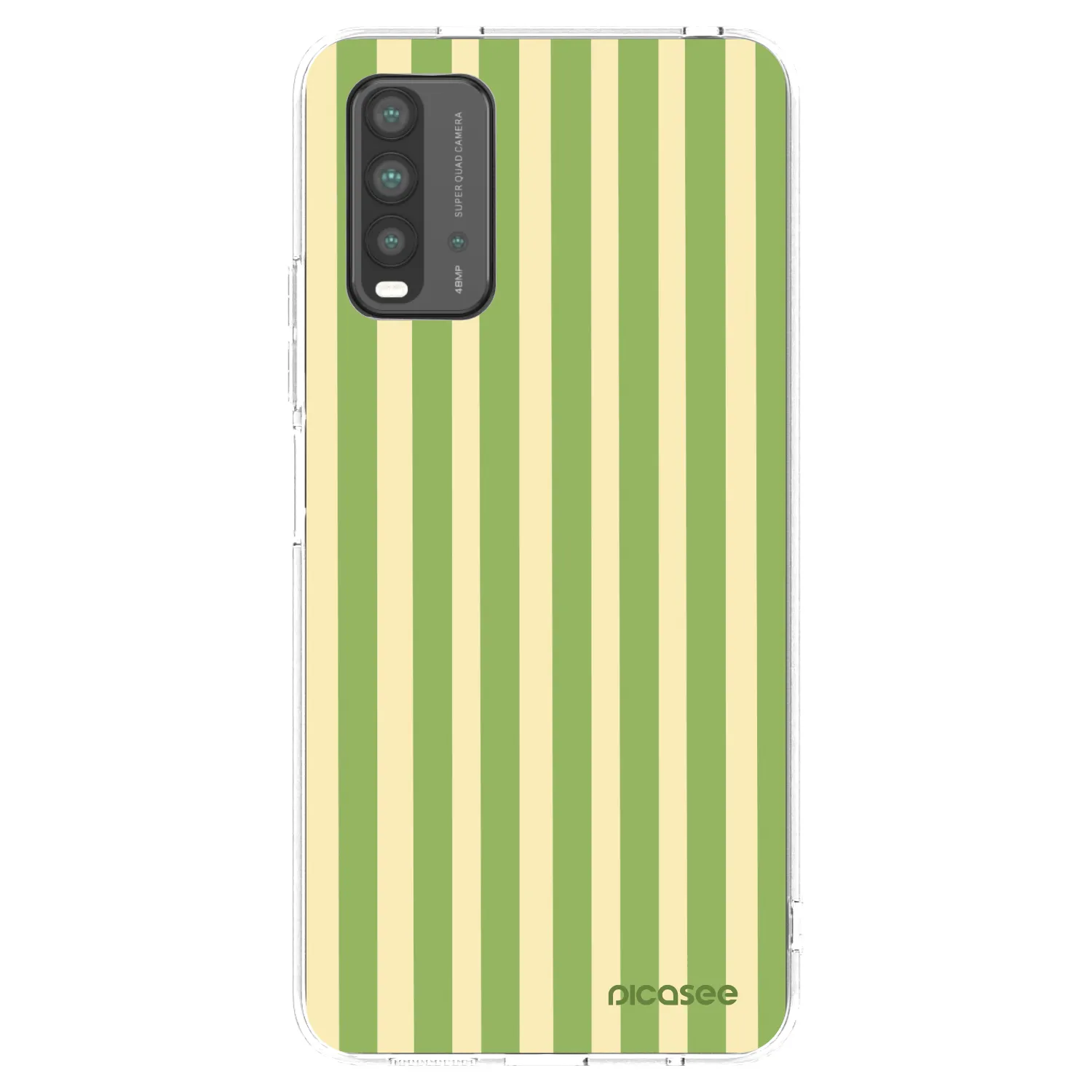 Picasee husă neagră din silicon pentru Xiaomi Redmi 9T - Lines Matcha