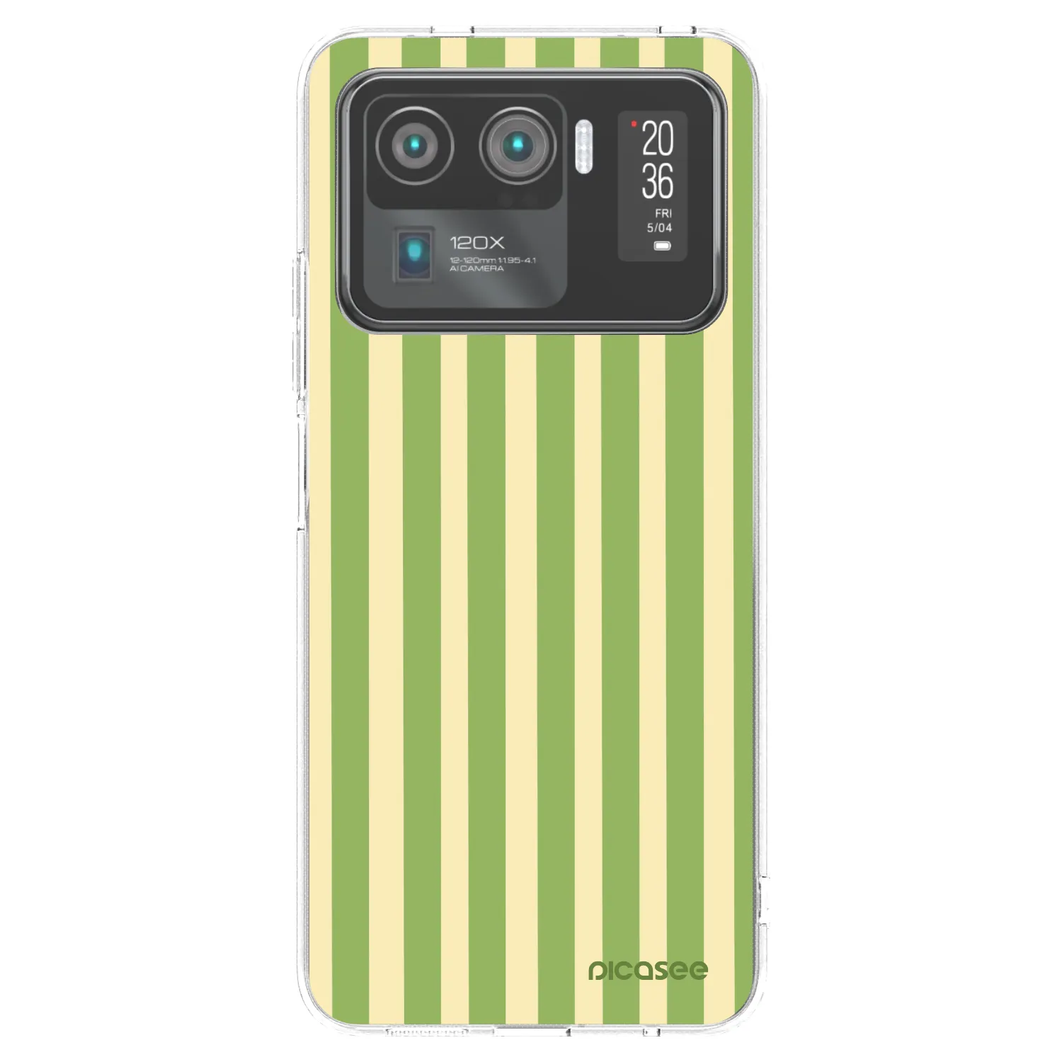 Picasee husă transparentă din silicon pentru Xiaomi Mi 11 Ultra - Lines Matcha