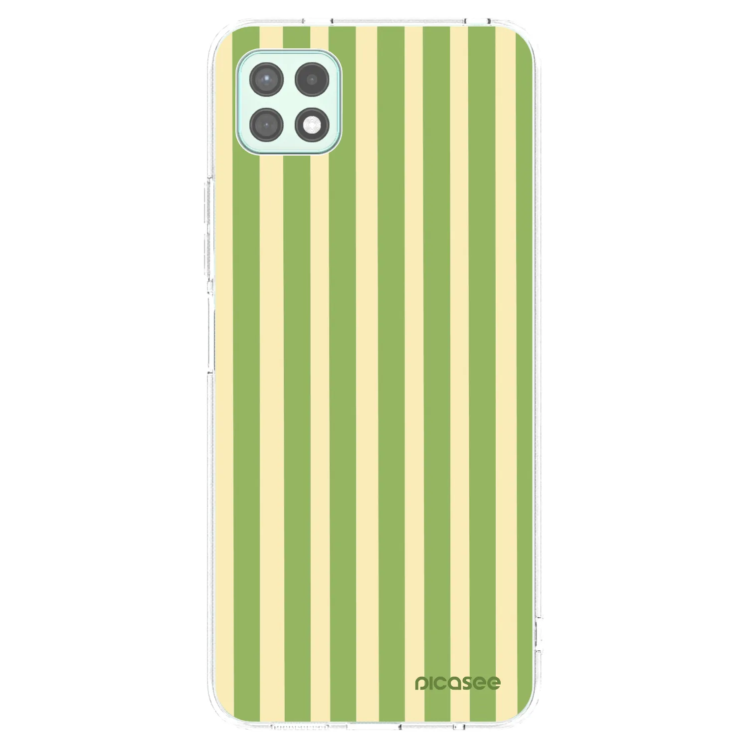 Picasee husă transparentă din silicon pentru Samsung Galaxy A22 A226B 5G - Lines Matcha