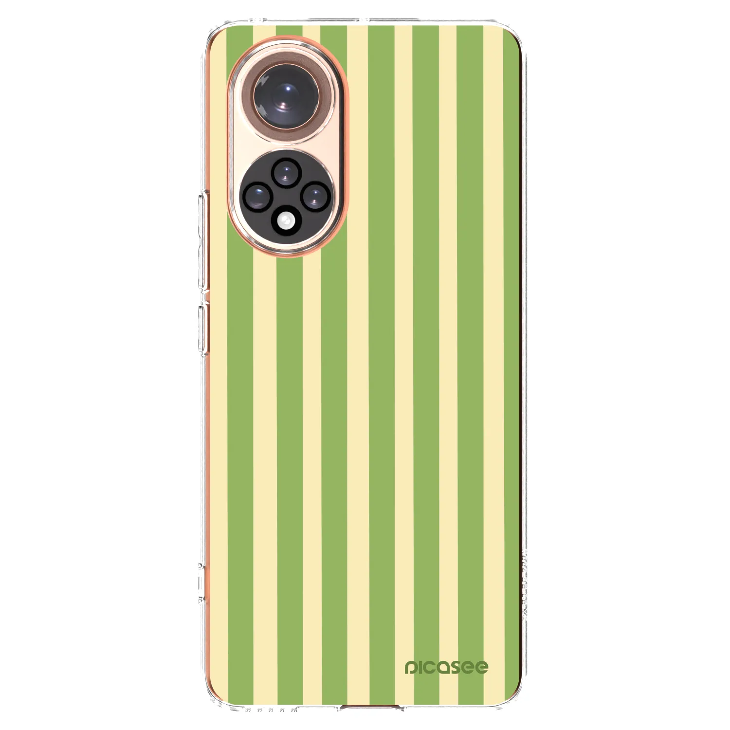 Picasee husă transparentă din silicon pentru Honor 50 5G - Lines Matcha