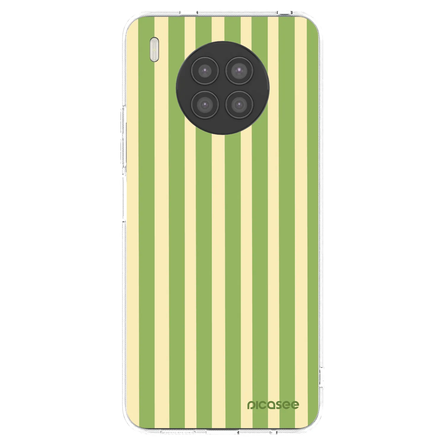 Picasee husă transparentă din silicon pentru Huawei Nova 8i - Lines Matcha