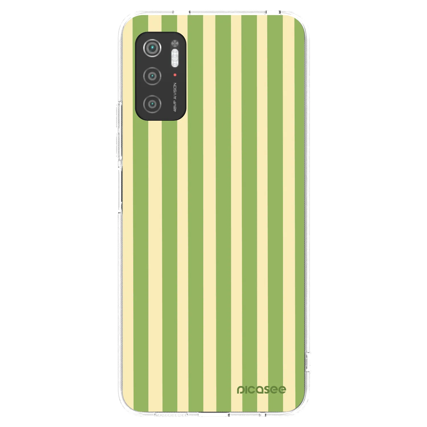 Picasee husă transparentă din silicon pentru Xiaomi Poco M3 Pro 5G - Lines Matcha