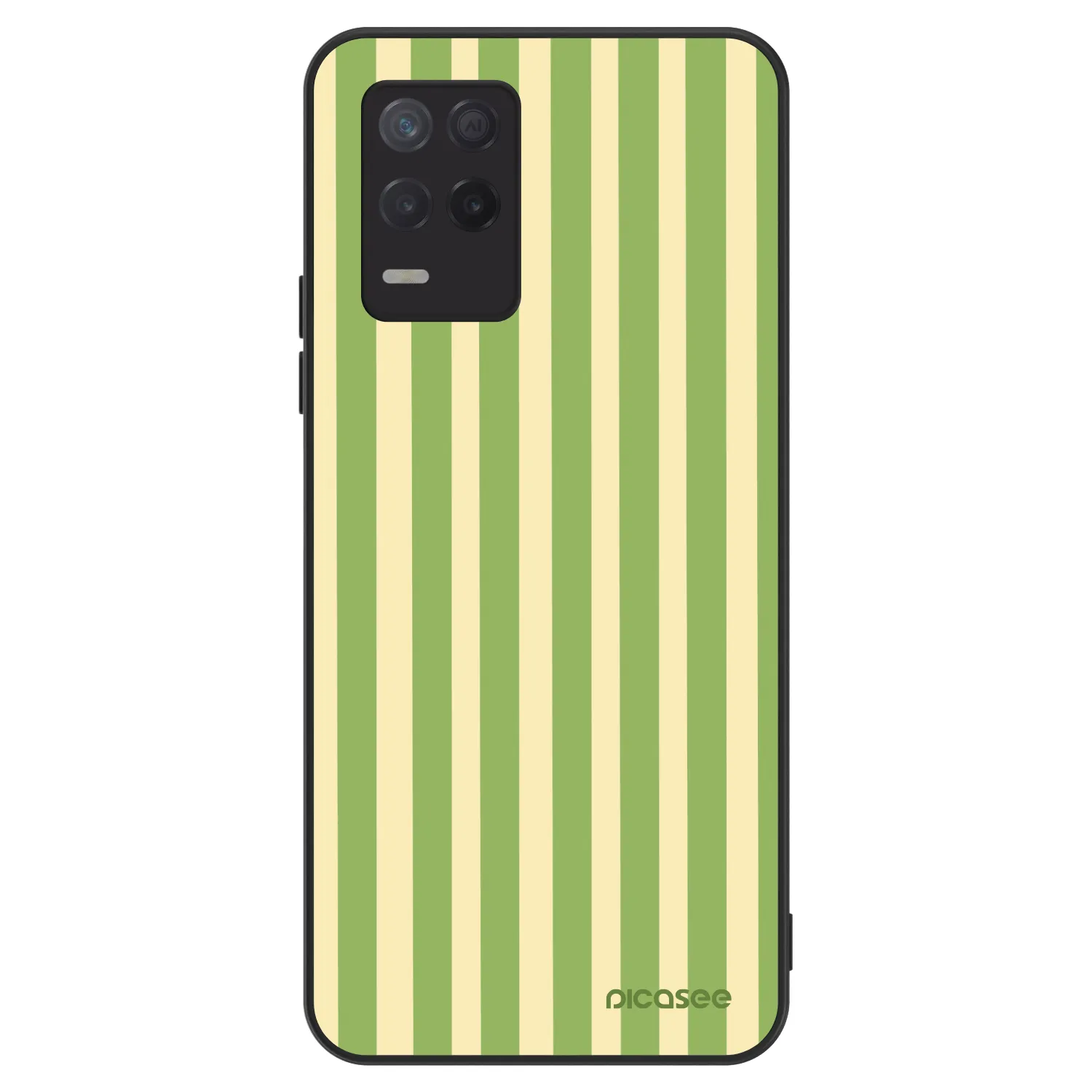 Picasee ULTIMATE CASE pentru Realme 8 5G - Lines Matcha