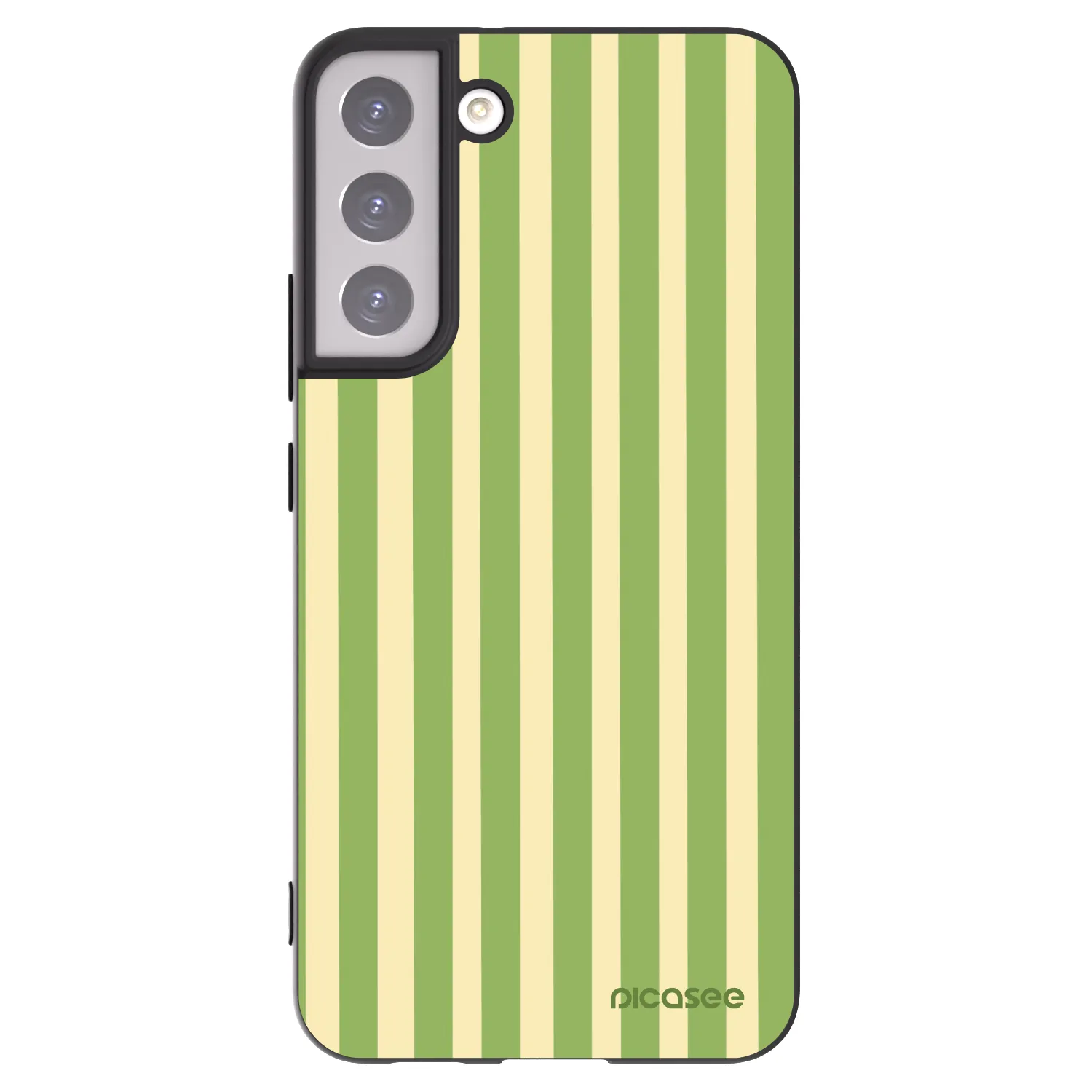 Picasee husă neagră din silicon pentru Samsung Galaxy S22+ 5G - Lines Matcha