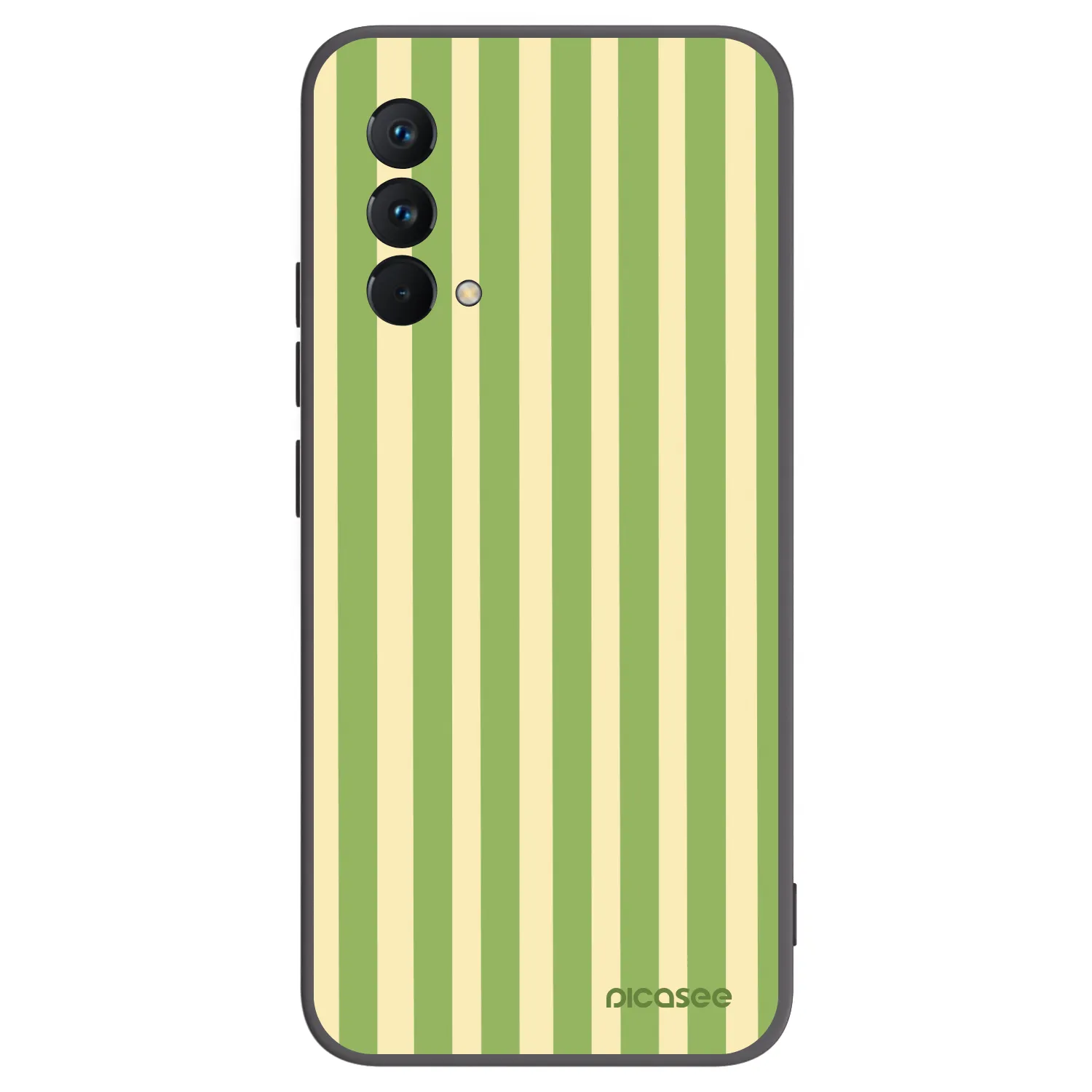 Picasee husă neagră din silicon pentru Realme GT Master Edition 5G - Lines Matcha