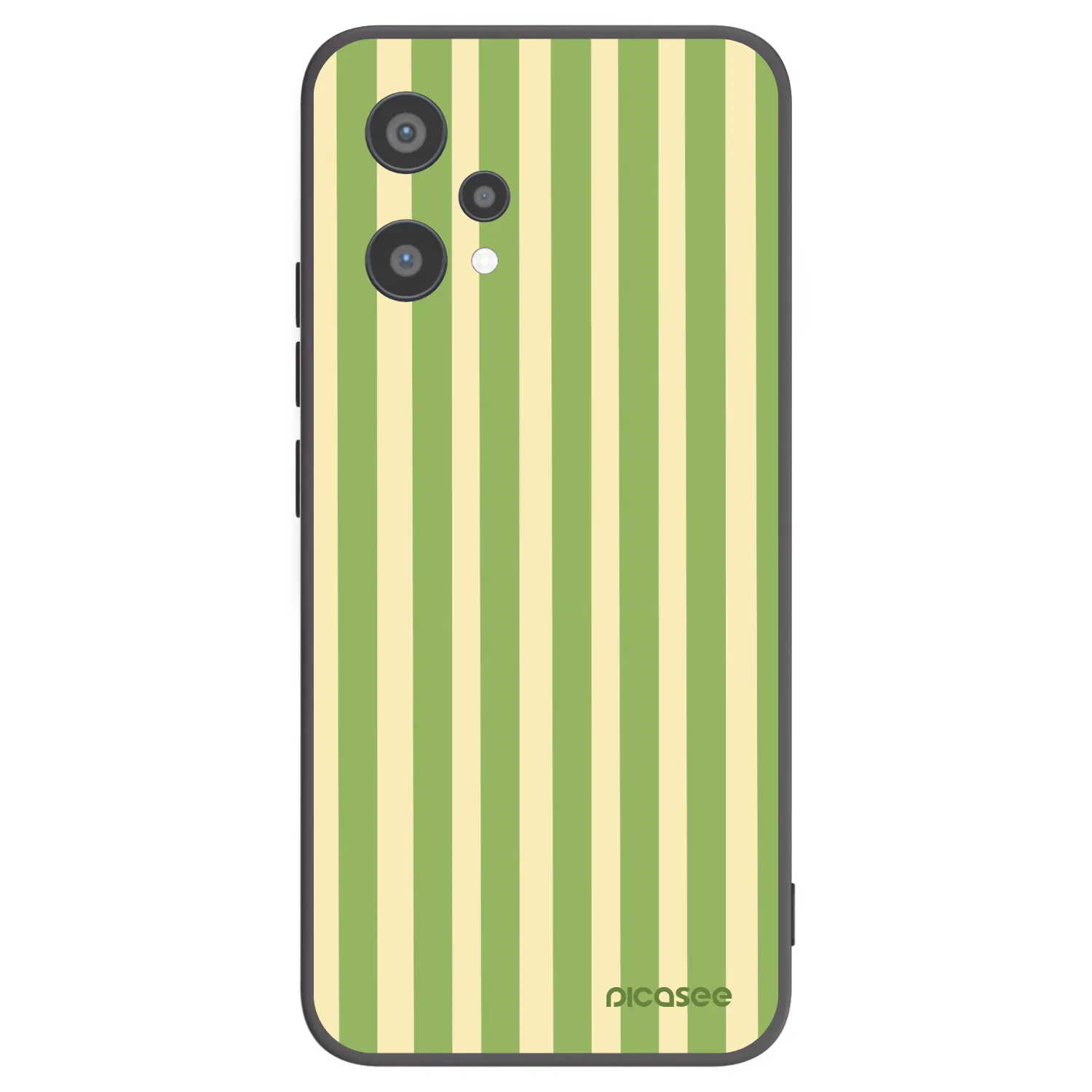 Picasee husă neagră din silicon pentru Realme 9 Pro 5G - Lines Matcha