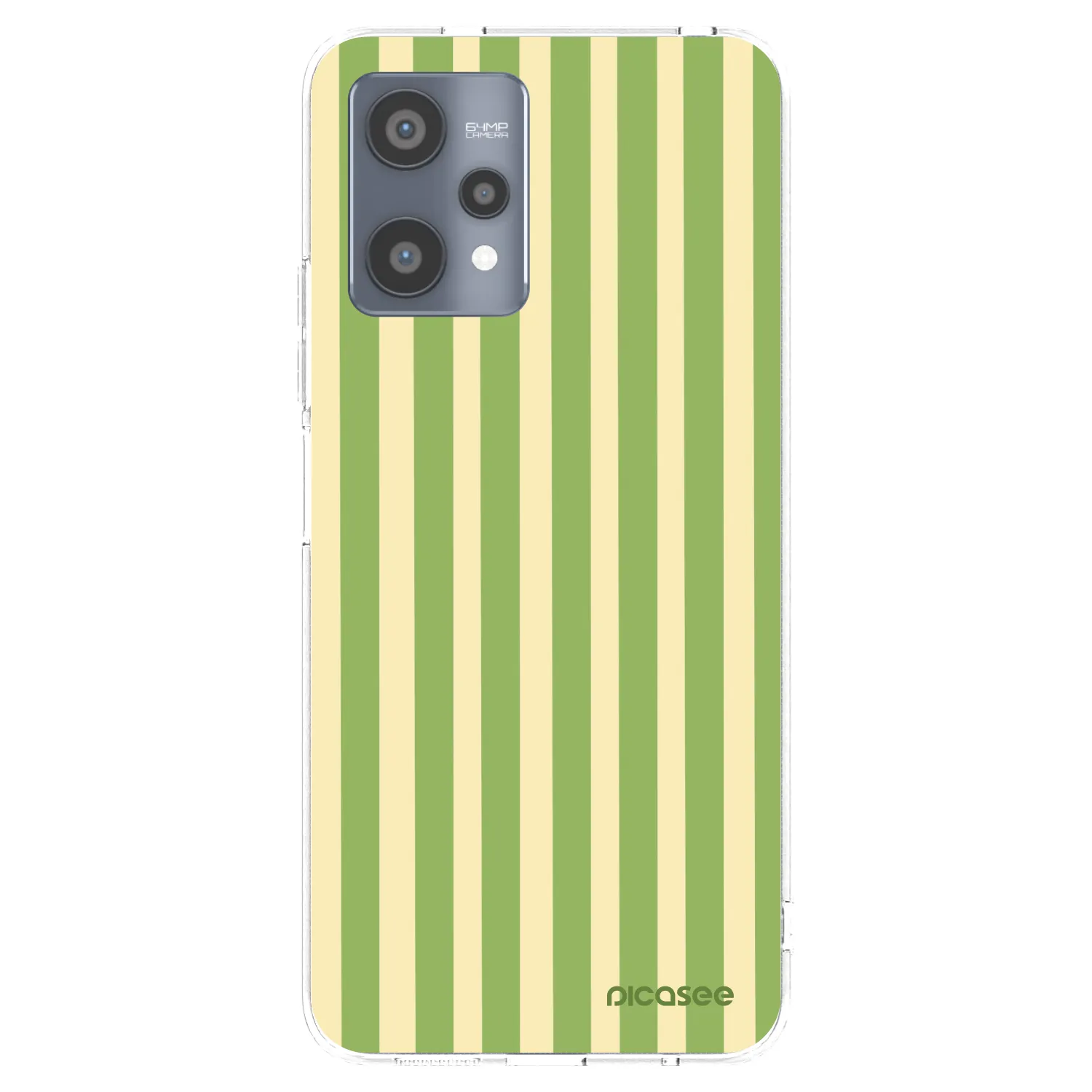 Picasee husă transparentă din silicon pentru Realme 9 Pro 5G - Lines Matcha
