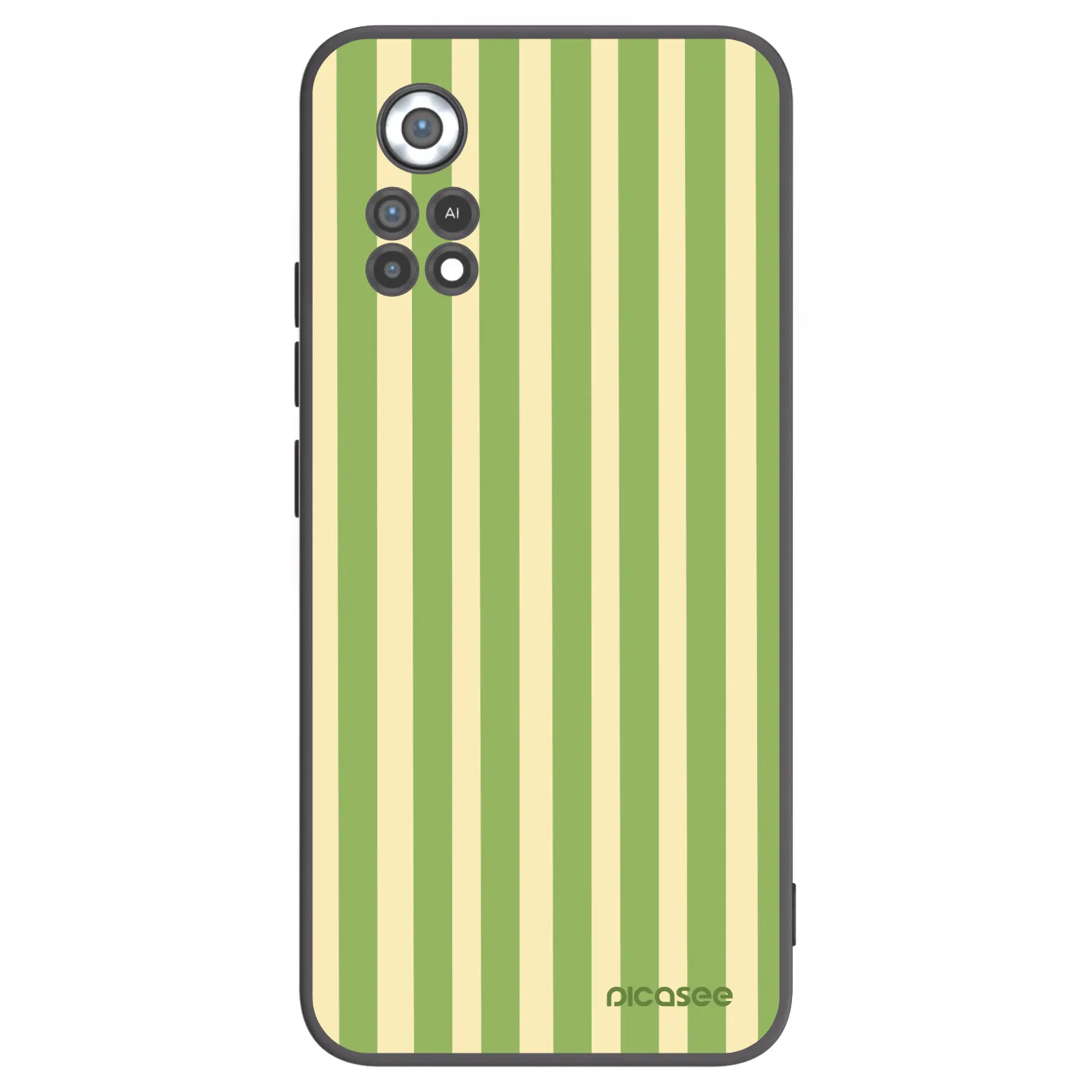 Picasee husă neagră din silicon pentru Xiaomi Poco X4 Pro 5G - Lines Matcha