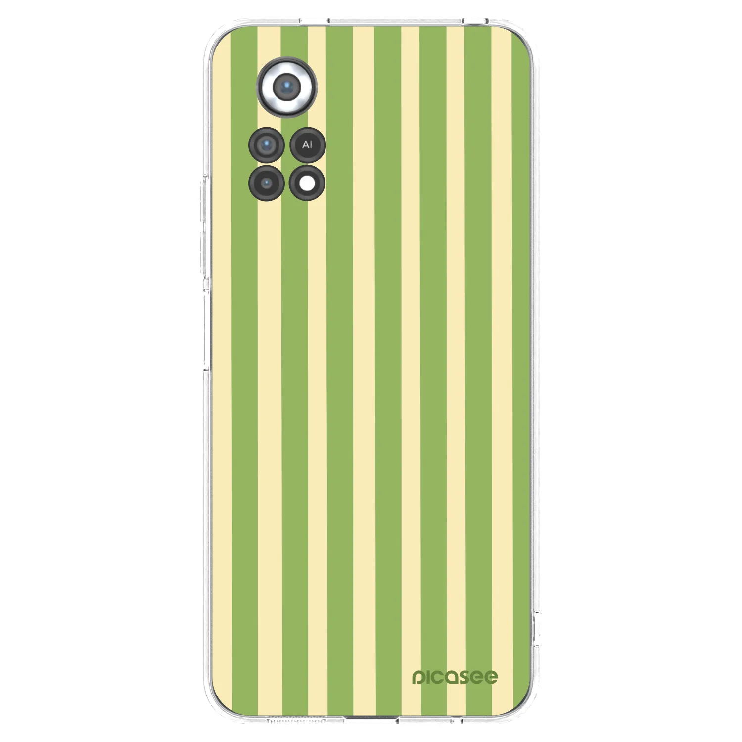 Picasee husă transparentă din silicon pentru Xiaomi Poco X4 Pro 5G - Lines Matcha