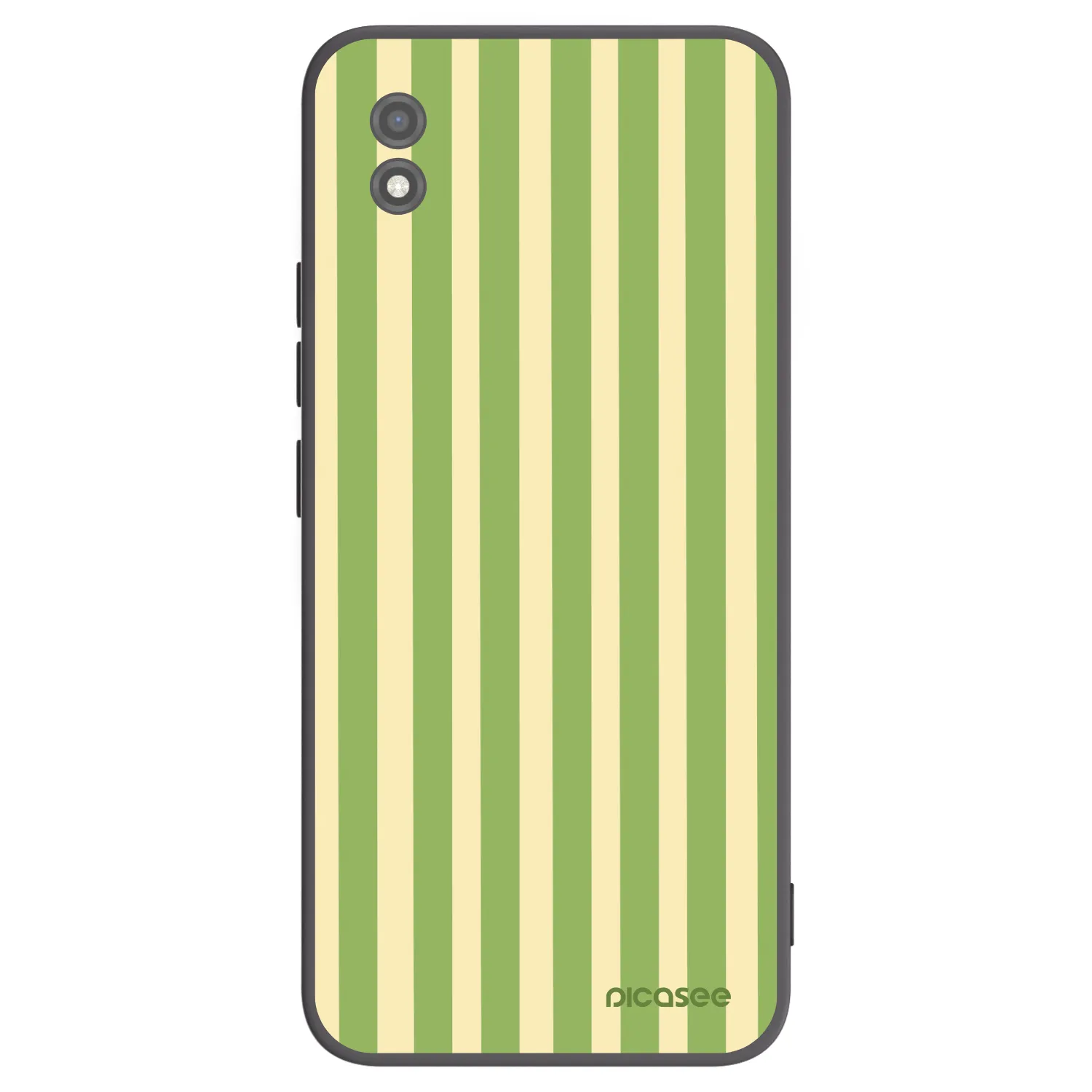 Picasee husă neagră din silicon pentru Realme C11 (2021) - Lines Matcha