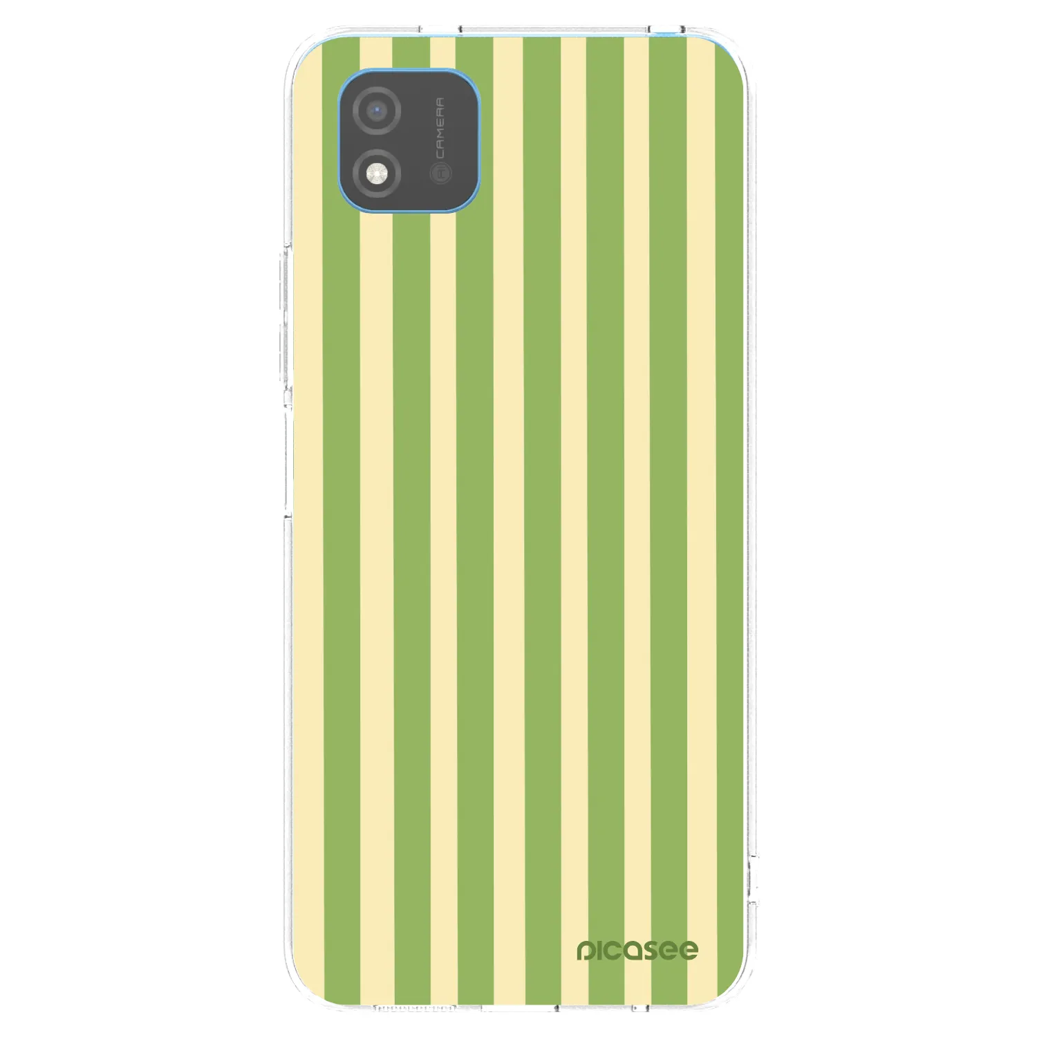 Picasee husă transparentă din silicon pentru Realme C11 (2021) - Lines Matcha