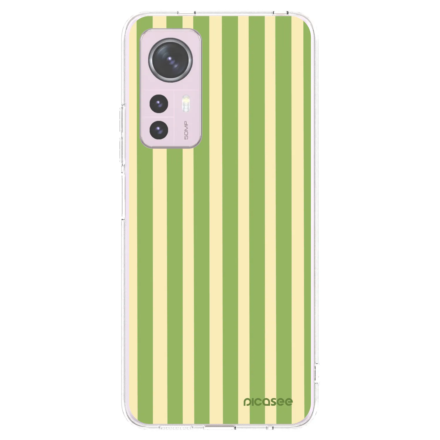 Picasee husă transparentă din silicon pentru Xiaomi 12 - Lines Matcha
