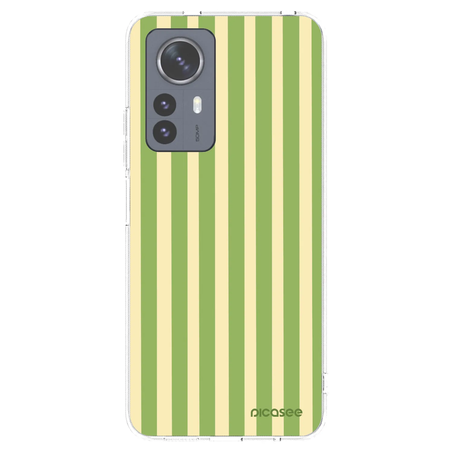 Picasee husă transparentă din silicon pentru Xiaomi 12 Pro - Lines Matcha