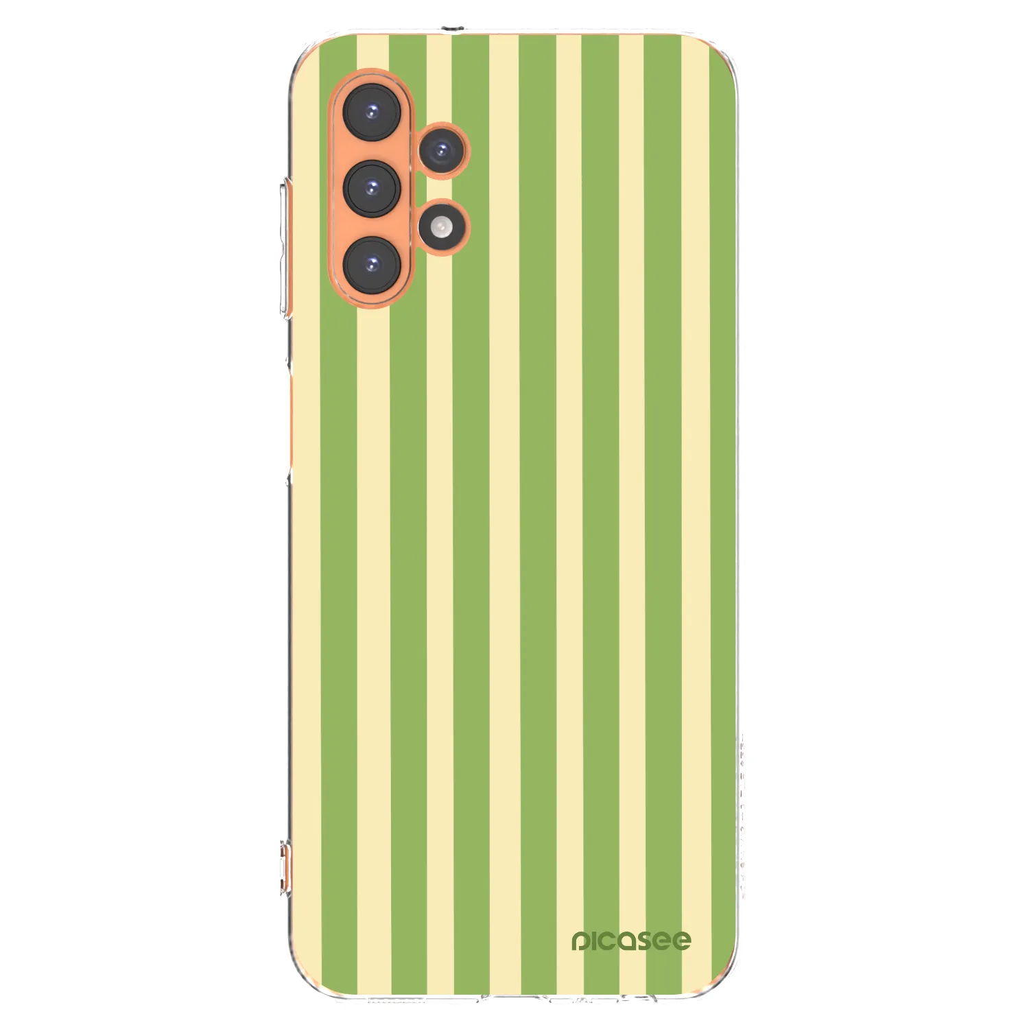 Picasee husă transparentă din silicon pentru Samsung Galaxy A13 4G A135 - Lines Matcha